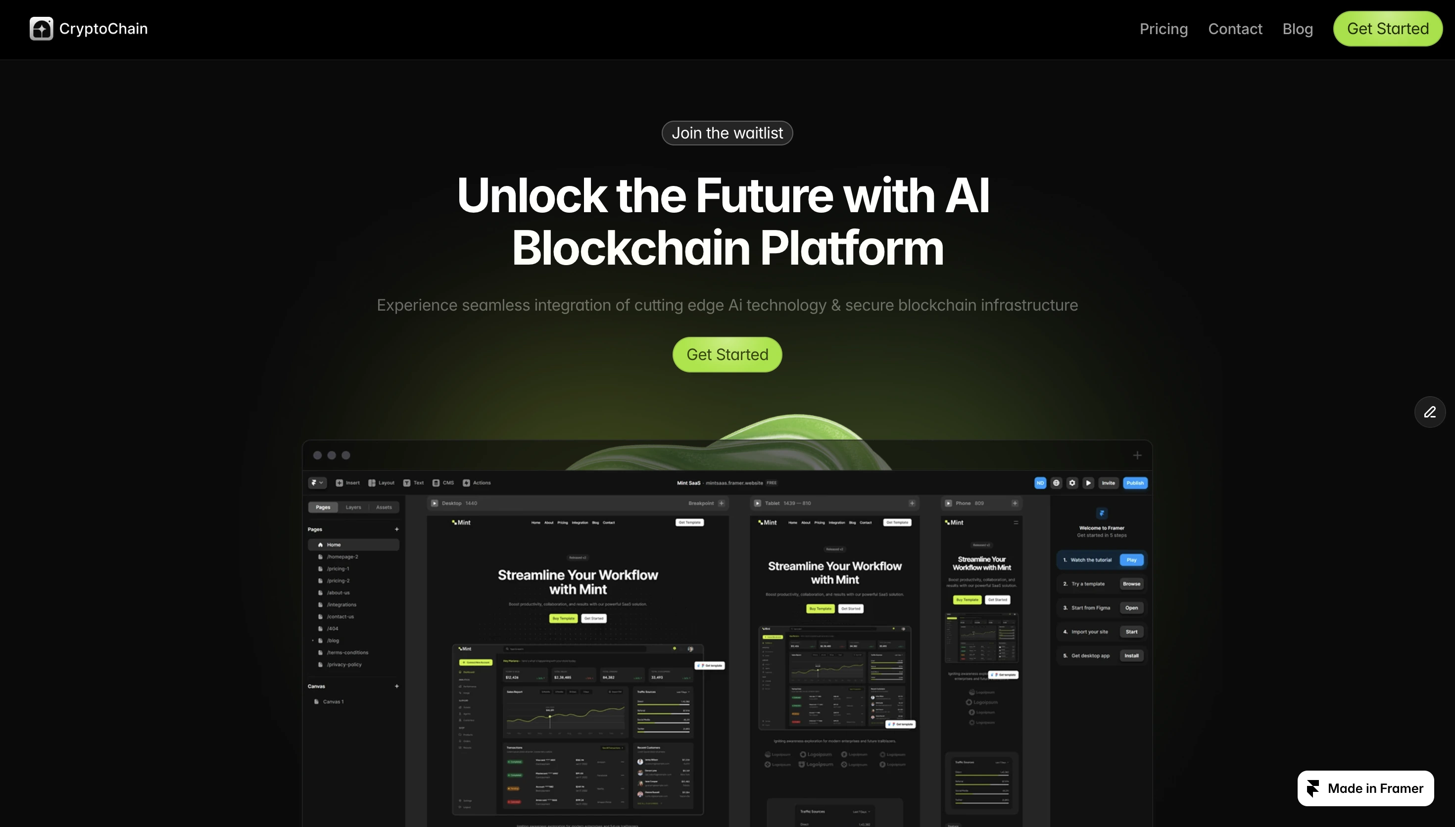 Crypto Chain - Cryptocurrency AI Saas